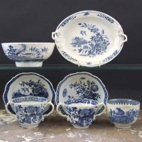 Lot 649 - Worcester circa 1770   to include two chocolate