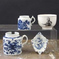 Lot 650 - Worcester circa 1760 - 1770   to include a pickle