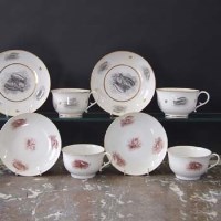 Lot 673 - Four Barr Flight and Barr breakfast cups and saucers circa 1810
