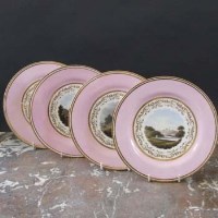 Lot 677 - Four Barr Flight and Barr plates circa 1830