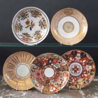 Lot 679 - Four Worcester Flight and Barr saucer dishes and