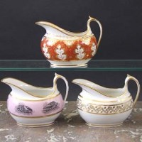 Lot 681 - Three Barr Flight and Barr Worcester creamboats
