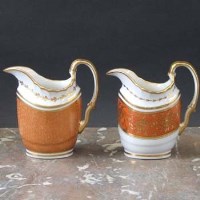 Lot 682 - Two Barr Worcester cream jugs circa 1800