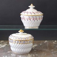 Lot 692 - Two Sucriers by Flight Worcester and a Barr 1790 -1800