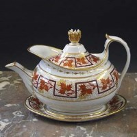 Lot 698 - Barr Flight and Barr Worcester teapot and stand