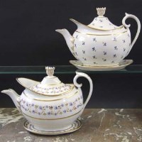 Lot 700 - Two Barr Flight and Barr Worcester teapots and