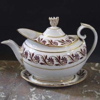 Lot 703 - Barr Flight and Barr Worcester teapot and stand