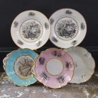 Lot 714 - Three Barr Flight Barr Worcester shell shape
