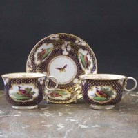 Lot 717 - Flight Barr and Barr Worcester cup and saucer circa 1820
