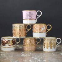 Lot 725 - Six Barr Flight and Barr coffee cans circa 1810