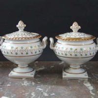 Lot 743 - Pair of Flight Barr and Barr Worcester lidded