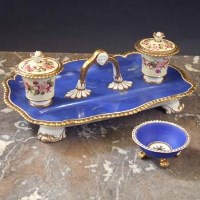 Lot 748 - Flight Barr and Barr inkstand circa 1820   the