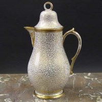 Lot 752 - Chamberlain Worcester lidded hot water jug circa