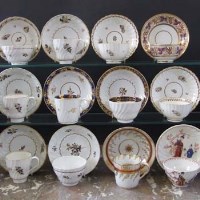 Lot 766 - Twelve Chamberlain Worcester cups and saucers