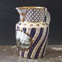 Lot 785 - Chamberlains Worcester jug circa 1790   painted