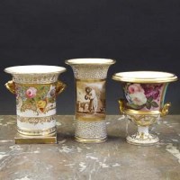Lot 796 - Chamberlain Worcester spill vase   the sepia
