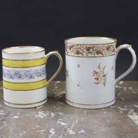 Lot 801 - Chamberlain Worcester tankard circa 1805