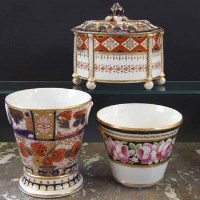 Lot 802 - Chamberlains Worcester cache pot circa 180