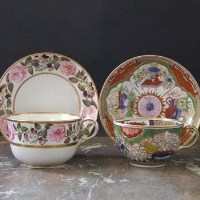 Lot 821 - Coalport breakfast cup and saucer circa 1805
