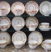 Lot 826 - Coalport 1800 -1820   to include six cups and