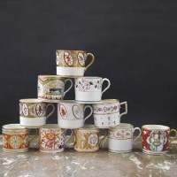 Lot 827 - Eleven Coalport coffee cans circa 1820