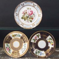 Lot 830 - Coalport plate circa 1820   painted with a