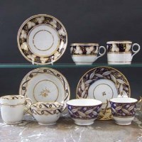Lot 868 - Three Newhall trios circa 1790 - 1800   apinted