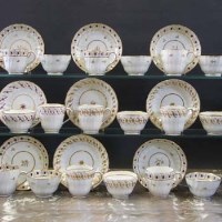 Lot 884 - Nine Newhall trios circa 1790   with spirally