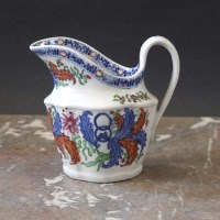 Lot 905 - Newhall helmet shaped cream jug circa 1790