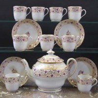 Lot 932 - Newhall part service circa 1790   painted with