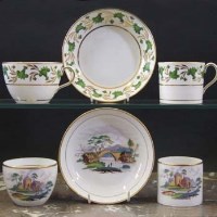 Lot 950 - Wedgwood and Machin trios circa 1805