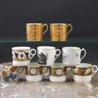Lot 951 - Five Miles Mason coffee cans circa 1820,   two