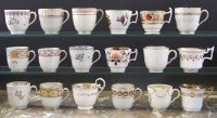 Lot 963 - Eighteen English porcelain coffee cups circa 1790