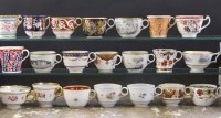 Lot 964 - Twenty one English porcelain coffee cups