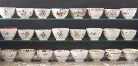 Lot 968 - Twenty four English porcelain teabowls circa 1790