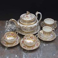 Lot 985 - Group of Coalport tea ware.
