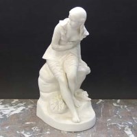 Lot 1026 - Minton parian figure of Dorothea after John Bell