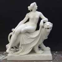 Lot 1028 - Minton parian figure of Ariadne after Dannecker