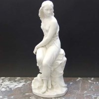 Lot 1030 - Minton parian figure of Maranda after John Bell