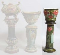 Lot 1085 - Minton Secessionist jariniere and stand  moulded