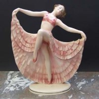Lot 1094 - Katshutte dancing figure.