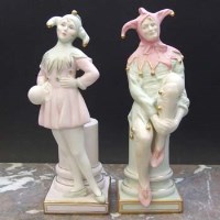 Lot 1107 - Royal Doulton jester HN3922 also the lady jester