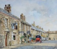 Lot 93 - David Elliott, Castleton, Derbyshire, watercolour