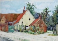 Lot 101 - William D.Earp, Petit Baiseux, France, watercolour