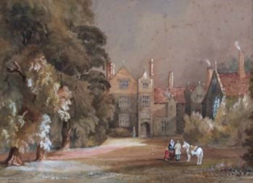 Lot 165 - Lady Georgina L.B. Eyre, Bilton Hall, Warwickshire and another, watercolour (2)
