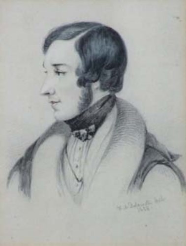 Lot 171 - W.A. Delamotte, The Count D'Orsay, pencil