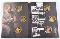 Lot 6 - Life of John F. Kennedy American mint coins, plus Concorde Queen of Aviation coin set.