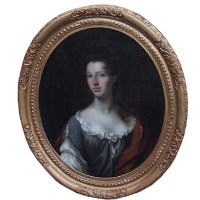 Lot 99 - English School, circa 1700, Portrait of a lady, oil