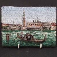 Lot 289 - Venetian scene micromosaic