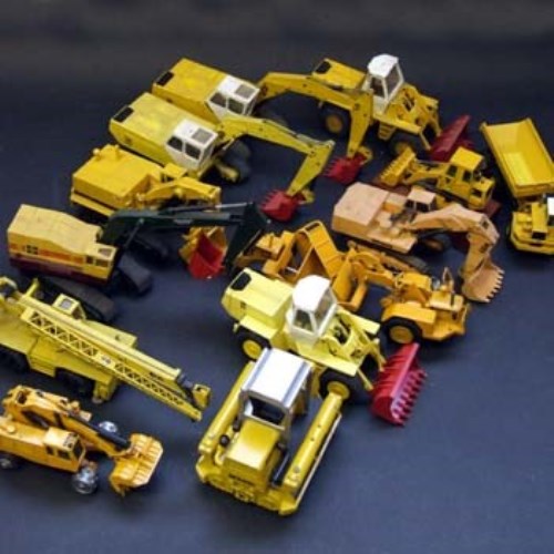 Lot 324 - Group of NZG site and construction vehicles